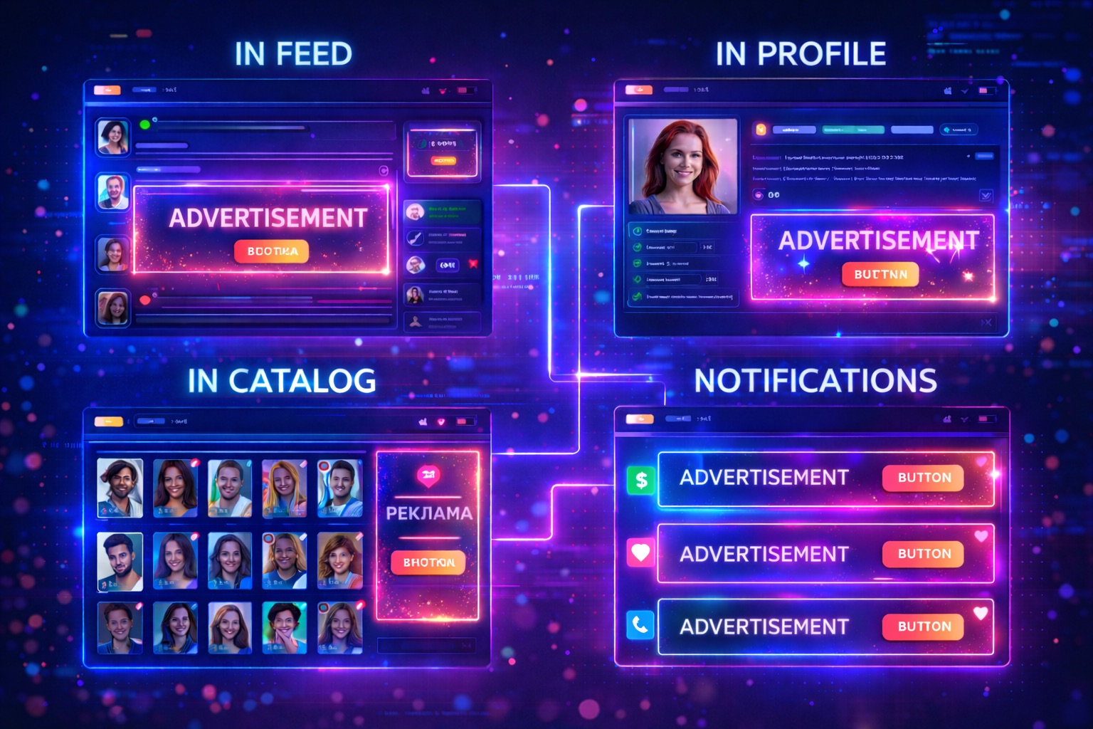 Форматы размещения